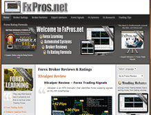 Tablet Screenshot of fxpros.net